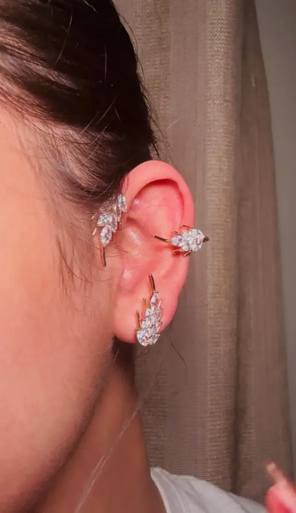 Celeste Crystal Ear Cuff