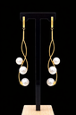 Celestia Pearl Twist Earrings