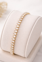 Elara Pearline Diamond Bracelet