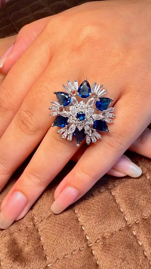 The "Celestial Bloom" Ring