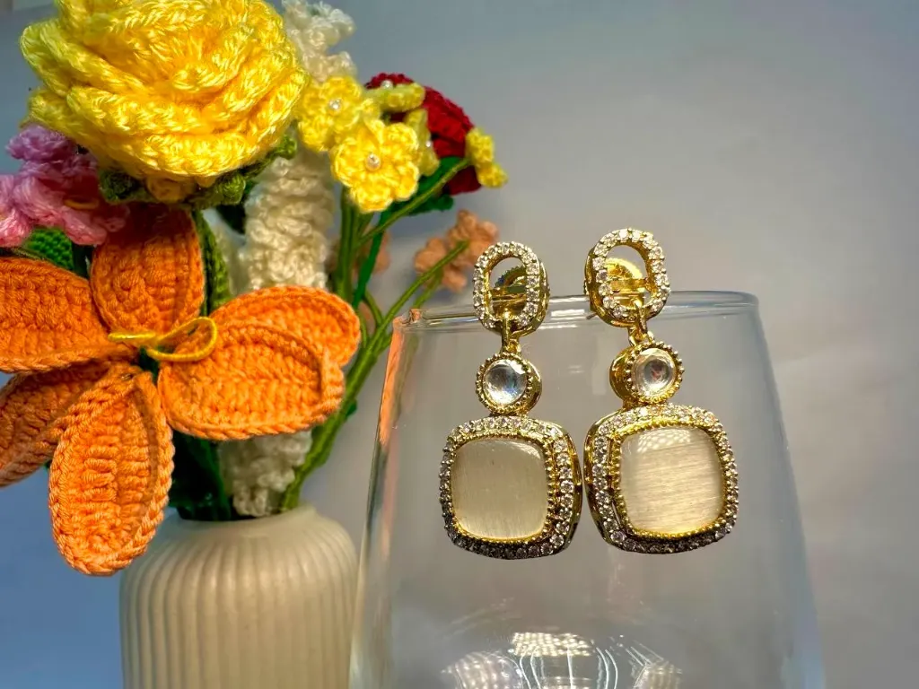 Mughal Quartz Dangles