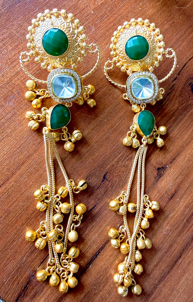 The Gulnar Chain Jhumkas